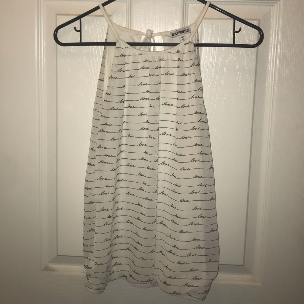 Express Simple ❤️ Print Tank Top